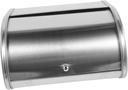 Unomor Bread Storage Container Metal Bread Box Lid Large Capacity for Kitchen Counter Bread Tin