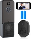 Video Doorbell Camera, Smart Home Wireless Video Doorbell Camera Digital Outdoor Door Bell Intercom HD Night Vision Security Protection,Smart Home Devices