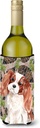 Caroline's Treasures BB9568LITERK Blenheim Cavalier Spaniel Pine Cones Wine Bottle Hugger Bottle Cooler Sleeve Hugger Machine Washable Collapsible Insulator Beverage Insulated Holder
