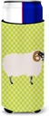 Caroline's Treasures BB7799MUK Scottish Blackface Sheep Green Michelob Ultra Hugger for slim cans, Slim Can, Multicolor
