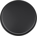 1Pc 12 Inch Round Shape Microwave Oven Pan Chip Tray Dish, Pizza Baking NonStick Cook Tray, 170g-220g, Black ﻿