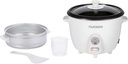 CUCKOO One Touch Rice Cooker 12-Cup Cooked, Small Rice Cooker & Warmer with Steamer Tray, Versatile Grain Cooker, Soup Maker, Auto Keep Warm, 6-Cup Uncooked, White (CR-0601C)