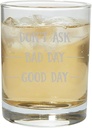 Carson 23709 Don't Ask Rocks Glass, 12-ounce, Clear
