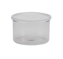 Cambro CCP15152 Clear Plastic 1.5 Qt Crock with Lid