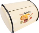 PUSOKEI Metal Bread Box, Elegant Drum Type Multipurpose Metal Bread Container for Cakes for Food for Cookies (Type 1)