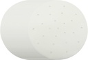 100 Pack 10 Inch Bamboo Steamer Liner - Round Air Fryer Parchment Paper with Holes - White Non Stick Steamer Paper for Air Fryer Basket, Oven, Microwave, Bamboos Steamer