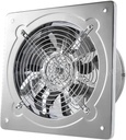 Ventilation Fan, 6''7''8'' Stainless Steel Kitchen Ventilator Exhaust Fume Household Fan Wall for Vent Bathroom, Kitchen(7inch)