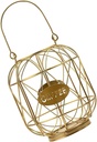 Desktop Coffee Holder Modern Iron Organizer Basket for Coffee Capsules Stylish Storage for Home Office and Cafe Decor Elegant Golden Finish