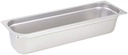 Winco Half Size (Long) 4" Deep Metal Food Pan/Steam Table Pan, Anti-Jam, 22 Gauge