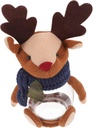 Cute Cartoon Candy Jar Antlers for Christmas for Storing Sweets Chocolates Crafts Festive Desktop Ornament for Home Office Holiday Decor
