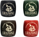 Americaware 2oz Arizona Etched Matte Shots - Set of 4