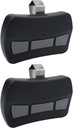 2pcs Garage Door Opener Remote for Overhead Door Legacy Python GIT-3. GIT3 ACSOT B8QACSOT OC2T-3 B8Q 315390T 2133A 315390T ocd390-3,Updated by Loner