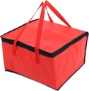 Insulated Catering Bag, Portable Pizza Delivery Bag Large Capacity Thermal Insulation Oil Proof Door Dash Catering Bag for Car, Camping (12 inches (40 * 40 * 24CM))