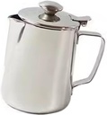 Milk Frothing Pitcher Thickened Stainless Steel Pointed Spout Milk Frothing Pitcher Jug for Coffee Milky Tea Latte 600ml