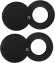 2pcs Cat Eye Back Cover for Door Viewer Rotating Peephole Cover Plate Privacy Door Viewer Security Peephole Protector