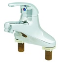 T&S Brass B-2710 Single Lever Faucet, 4-Inch Centerset, 4-Inch Handle, 2.2 Gpm Aerator, Pop-Up Drain Assembly
