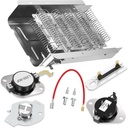 【Upgraded】279838 Dryer Heating Element Kit for Whirlpool Kenmore 70 80 Series Roper Maytag Amana Admiral Dryer Parts Include Dryer Thermostat Thermal Fuse Replaces w10724237 by Funmit
