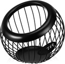 1piece Coffee Storage Basket Multi-functional Iron Organizer for Espresso Capsules Tea Bags and Fruits Countertop Holder Ample Capacity Stylish Kitchen Decor