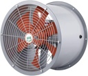 Exhaust Fan High-Temperature Resistant Axial Fan Industrial Ventilator Low Noise 250W Cooling Duct Powerful Exhaust Fan Kitchen Ventilation Fan