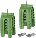 OwnMy 10PCS Drywall Outlet Markers for Drywall Installation No Measuring Needed Drywall Marking Tools for Electrical Outlets, Drywall Outlet Box Marking Locators Drywall Wire Protection Tools, Green