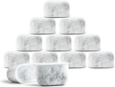 12-Pack Replacement Water Filters Compatible with Breville BWF100 - Premium Activated Charcoal Filters For All Breville Coffee Makers and Brevill Espresso Machines