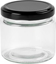 Restaurantware 10 Pack Of Glass Jars, 6 Oz Durable Glass Jars With Lids, Small Mason Jar For Food Reusable Hot And Cold Friendly, For Restaurants And Kitchens, Clear Storage Jar