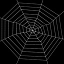 Giant Spider Web Halloween Decorations - Realistic Spider String Rope Props, Round Fake Cobweb Elastic Belt for Spooky Haunted House Window Decor, Trick-or-Treat, Indoor Outdoor Party Favor (White)