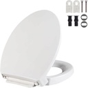 Toilet Seat Compatible with TOTO Transitional SoftClose SS114#01 Elongated Soft Close SEAT for SS237 247 SS224 SS117 SS204 SS154 SS214 Toilet Seat Replacement Parts
