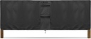 KHOMO GEAR Heavy Duty Outdoor Furniture Cover - Waterproof Square & Rectangular Covers with Air Vents - for Ottoman, Tables, Coffee Side Tables and Others