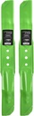 8TEN LawnRAZOR Mower Blade for Exmark Toro Metro 21 inch Deck 107-4276 42-1000 20-2720 23-0070 5-0751 (High-Lift) 2 Pack