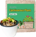 Carnivorous Plant Soil Mix 2 Qts, Include Perlite and Sphagnum Moss Debris, Great Potting Soil for Venus Fly Traps, Pitcher Plants, Sundews