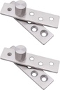 2 Pack Door Pivot Hinge 180°Rotation Hidden Door Hinge Concealing Door Hinge Household Hinge Hidden Bookcase Hinges Secret Door Hinges Stainless Steel Rotation Hidden Door Pivot Hinges Hardware,Medium