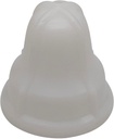 02AR Square Neck Extracting Bulb Compatible with Sunkist No. 8 Commercial Juicers White, Fits Lemon Lime Orange Juicer