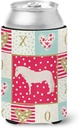 Caroline's Treasures CK5332CC Paso Fino Horse Love Can or Bottle Hugger, Red Cooler Washable Drink Sleeve Collapsible Beverage Insulated Holder, Can Hugger, Multicolor