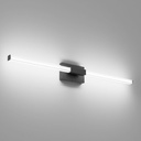 Ralbay Black 40inch Bathroom Vanity Lights Fixtures Over Mirror 32W Modern LED Modern LED Matte Black Vanity Light for Bathroom(5500K White Light)