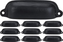 A29 Set of 10 Cast Iron Cup Drawer Pulls, 3.5 inch Drawer Pulls, Vintage Black Cabinet Handles, Cabinet Dresser Cup Kitchen Handles, Hardware, Dresser Pulls