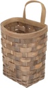 Zerodeko Woven Storage Basket Wall-mounted Basket for Kitchen Rustic Home Decor