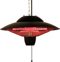 Ener-G+ Indoor/Outdoor Ceiling Electric Patio Heater, Black