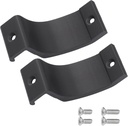 Shower Door Towel Bar Bracket Parts for Bypass Towel Bar Bracket Nylon Clips Replacement - 2 Pack