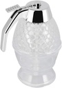 Honey Glass 200ml Honey Syrup Dispenser Pot Vintage No Drip Container
