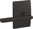 SCHLAGE Custom FC172 LAT 716 CEN Latitude Non-Turning Lever with Century Trim, Aged Bronze