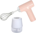 100ML Electric Garlic Chopper and Cordless Hand Mixer Bundle