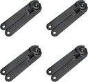 4pcs 180 Degree Rotatable Support Hinges Black 9" Folding Lid Support Hinges