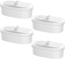 4 Pack WD-PF-01A Plus Replacement Filter for All Water-Drop Pitcher Filtration System, Compatible with Water-Drop WD-PF-01A Plus, Reduces PFOA/PFOS, Chlorine, Last Up to 3 Months or 200 Gallons, White