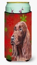 Caroline's Treasures SC9580TBC Irish Setter Red Snowflakes Holiday Tall Boy Hugger Can Cooler Sleeve Hugger Machine Washable Drink Sleeve Hugger Collapsible Insulator Beverage Insulated Holder