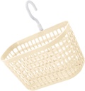 10pcs Wall Hanging Basket Storage Bins for Bathroom Kitchen Dorm Decorative Organizing Bin Rustic Style