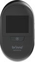 Brinno Duo Front Door Peephole Camera SHC1000W - Smart Home Security System with Mobile and Live Feed - Dual Image Storage with Data Privacy - No Fees, Quick, Easy Installation, Theft-Proof Design