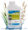Airmax Shoreline Defense Emergent Weed Control Concentrated Treatment, Aquatic Herbicide (Glyphosate) for Phragmites, Pond Grass & Cattails, 1 Quart