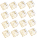 Alipis 100Pcs Plastic Cake Boxes Square Packing Box for Desserts Lightweight Carrier for Bread Sandwich Cake Storage for Parties Events Transparent Design