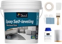 DWIL Tub Refinishing Kit, Epoxy Bathtub Paint, Tub &Tile Paint Self-Leveling Tub Paint with Tools, Low Odor& 20X Thicker Than Other Sink Paint for Bathroom, Kitchen, Bright Gloss White-1 Bathtub Size